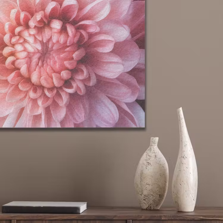 Dahlia - Bloem - Close up - Roze PET vilt klein -sfeer6_closeup