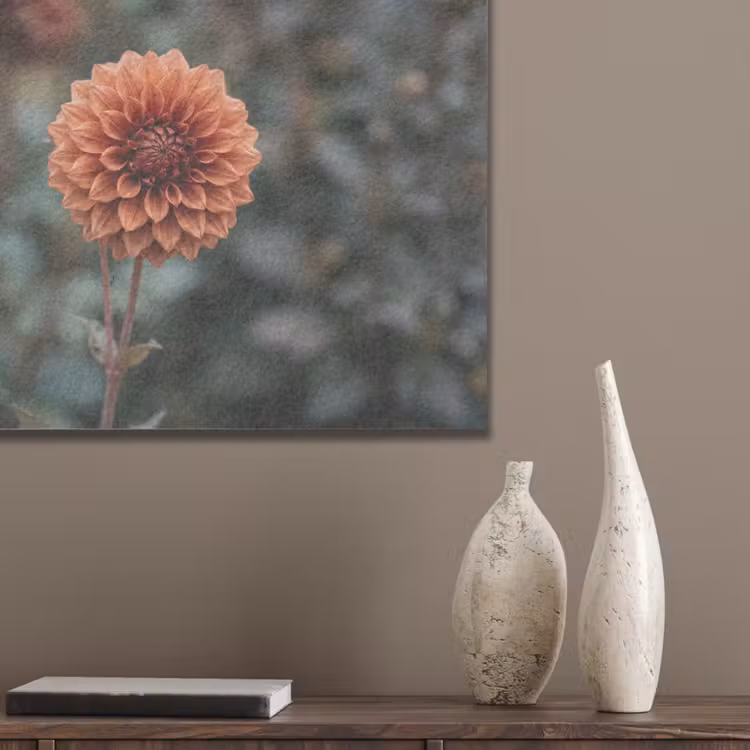 Dahlia - Bloem - Natuur - Sfeervol PET vilt klein -sfeer6_closeup