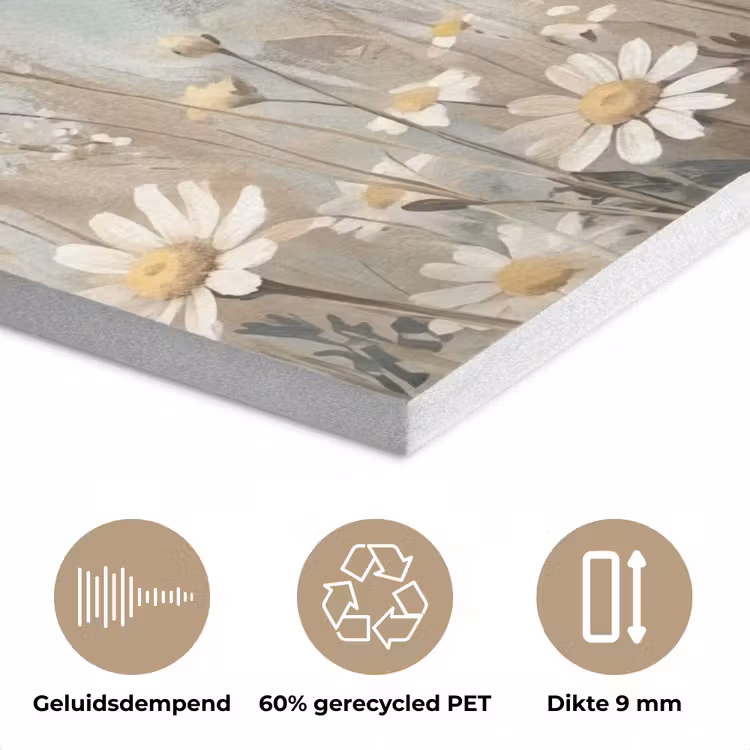 Madelief - Illustratie - Wit PET vilt klein -closeup_NL