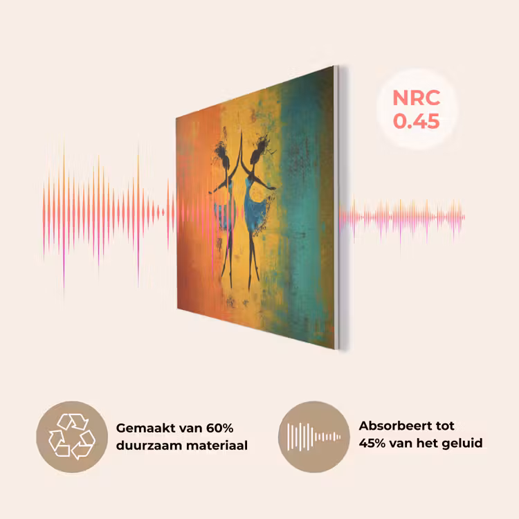Dansen - Vrouwen - Verfstructuur PET vilt klein -USP_NL