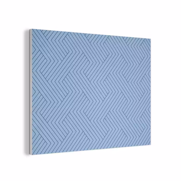 Donkerblauw - Patroon - Lijnen PET vilt klein 837 -3d