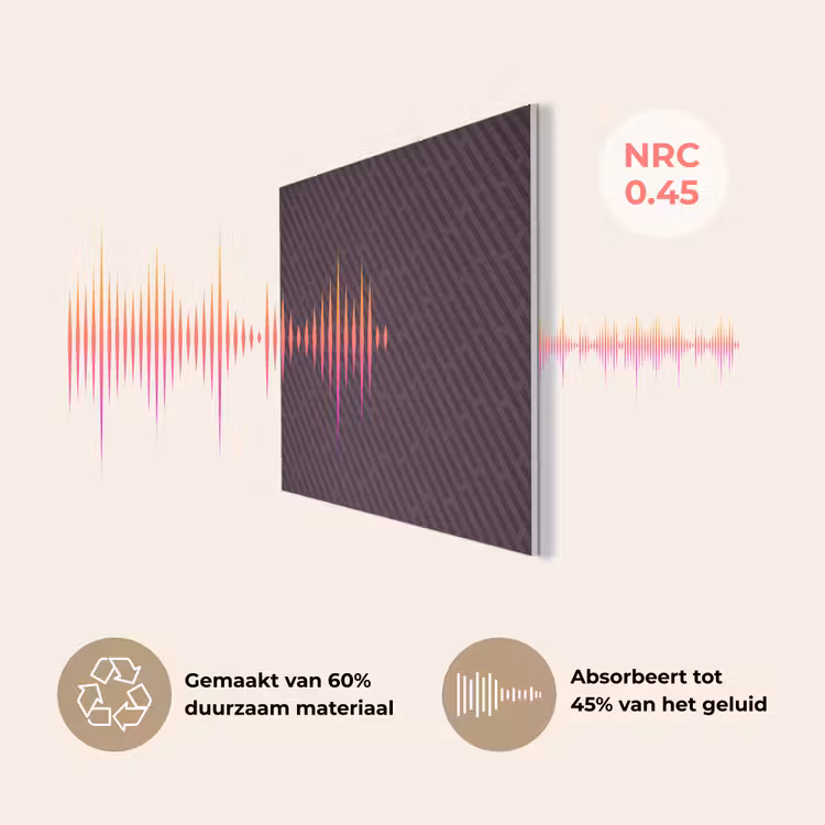Donker - Paars - Patroon - Strepen PET vilt klein 837 -USP_NL