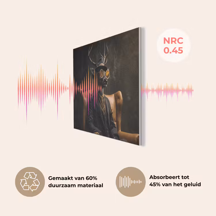 Hert - Zonnebril - Zwart - Pak PET vilt klein -USP_NL