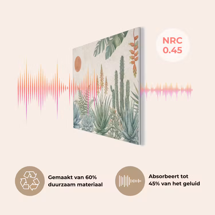 Woestijn - Planten - Groen PET vilt klein -USP_NL