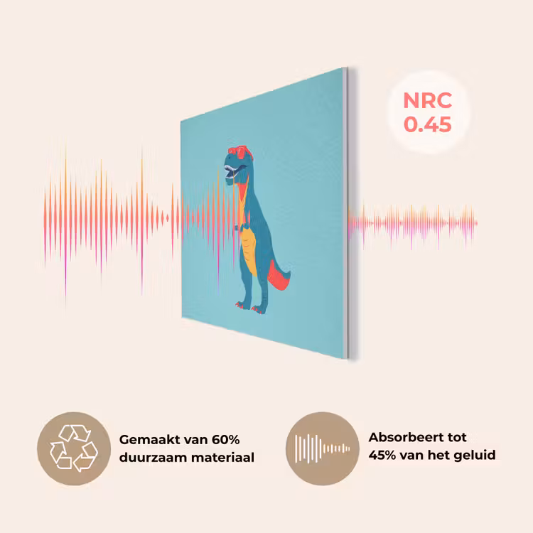 Dinosaurus - Blauw - Zonnebril PET vilt klein -USP_NL