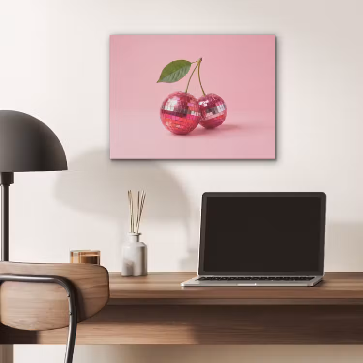 Disco - Kersen - Roze PET vilt klein -sfeer5