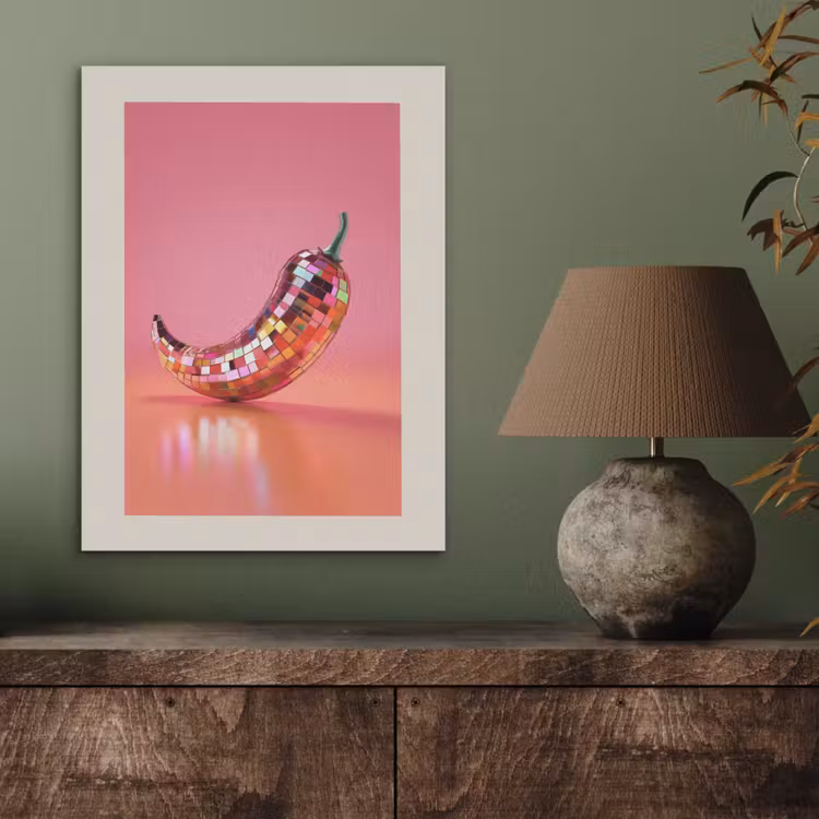 Disco - Peper - Roze PET vilt klein -sfeer2