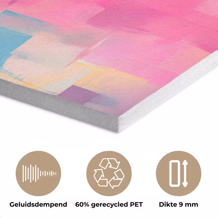 Discobal - Pink - Verf PET vilt klein -closeup_NL