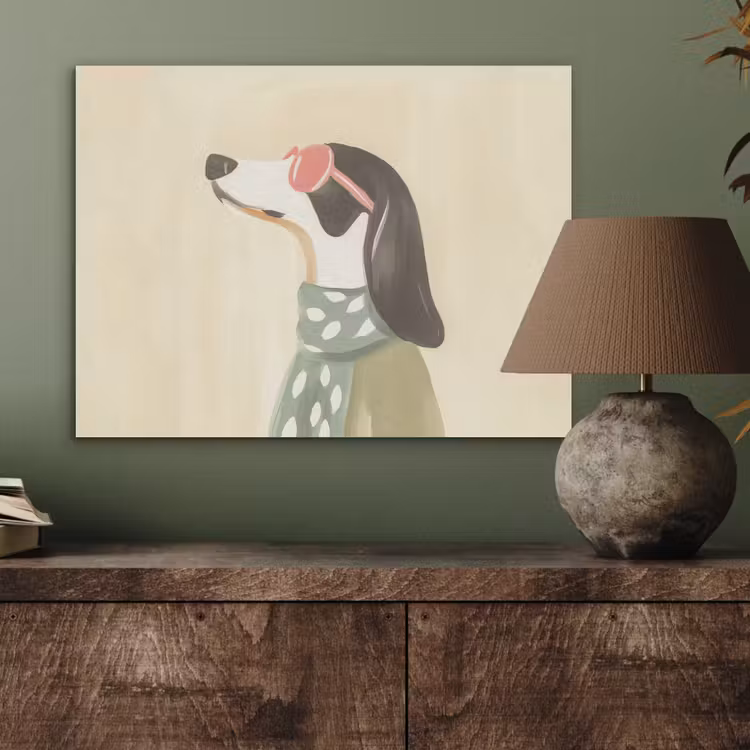 Hond - Zonnebril - Sjaal PET vilt klein -sfeer2