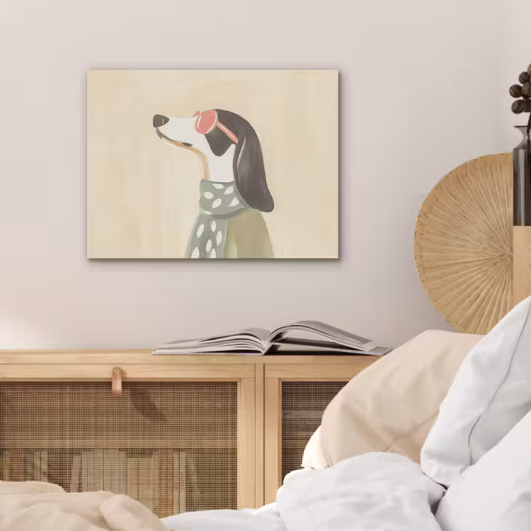 Hond - Zonnebril - Sjaal PET vilt klein -sfeer3