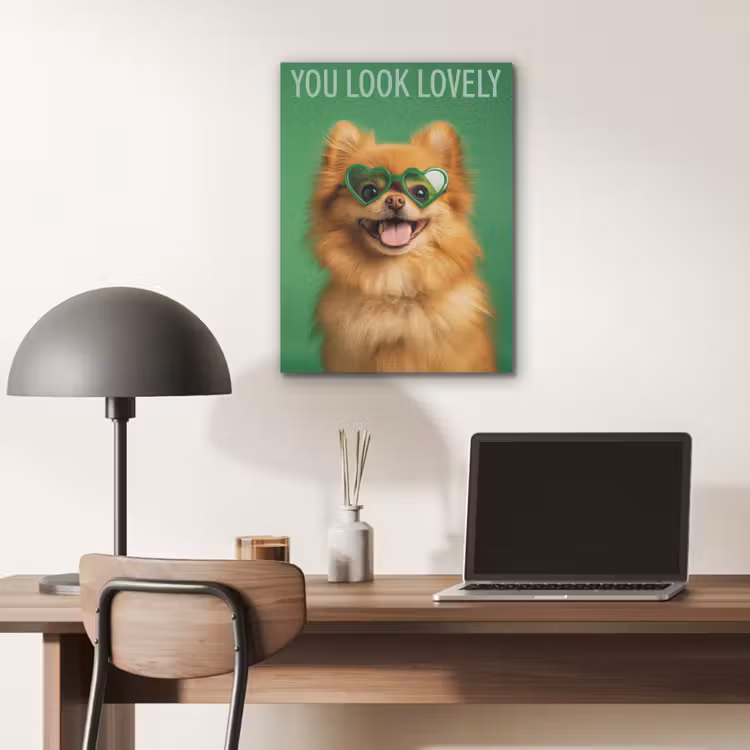 Hond - Zonnebril - Valentijn - Love PET vilt klein -sfeer5