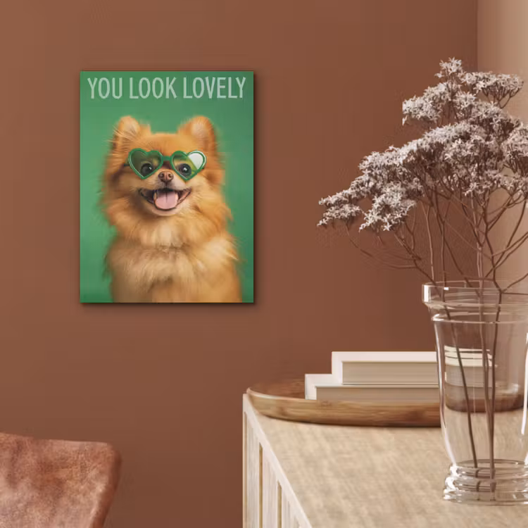 Hond - Zonnebril - Valentijn - Love PET vilt klein -sfeer4