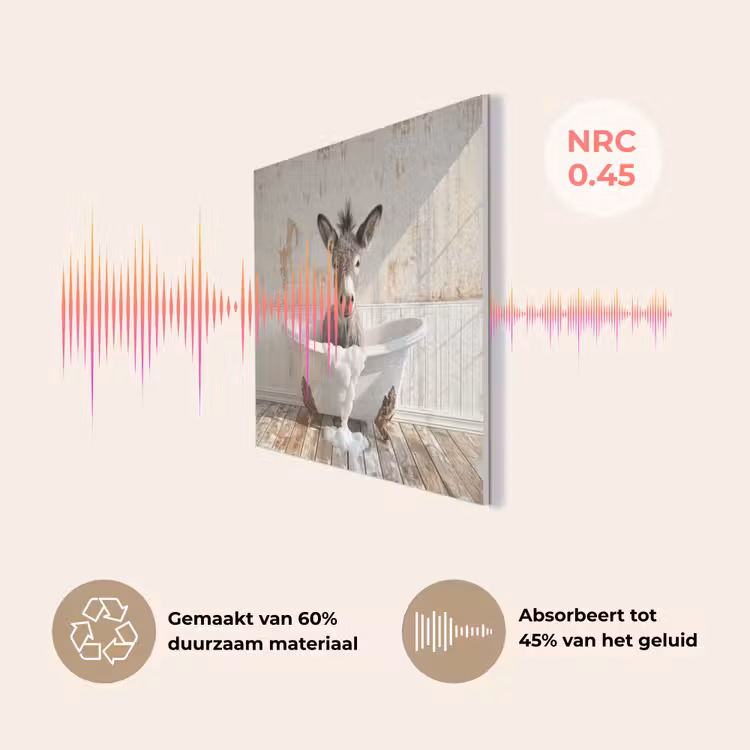 Ezel - Dieren - Badkuip - Schuim PET vilt klein -USP_NL