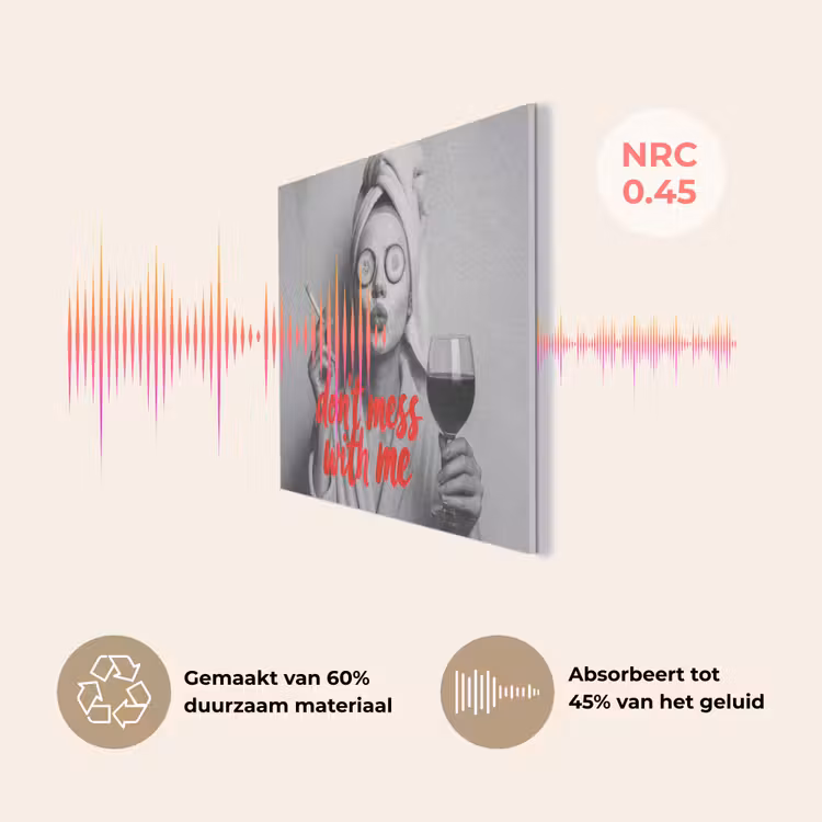 Don't mess with me - Wijn - Vrouw - Sigaret PET vilt klein -USP_NL