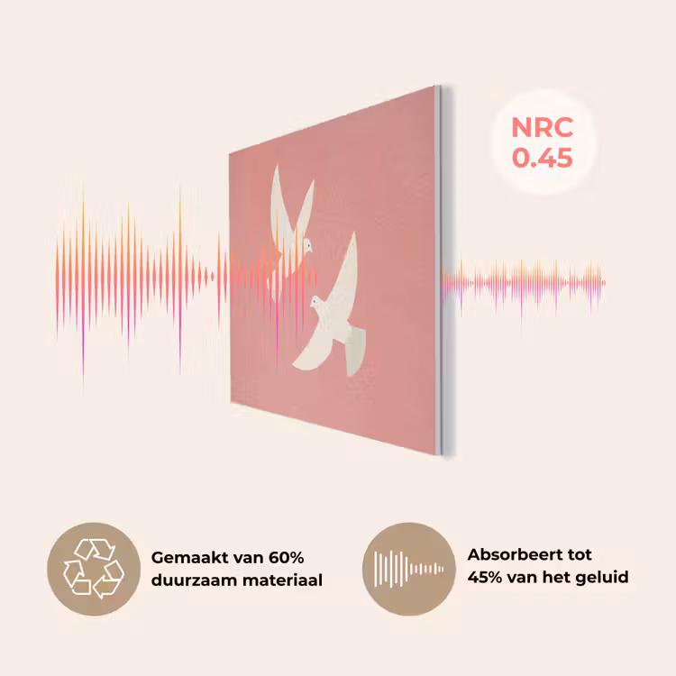 Duiven - Wit - Sierlijk PET vilt klein -USP_NL