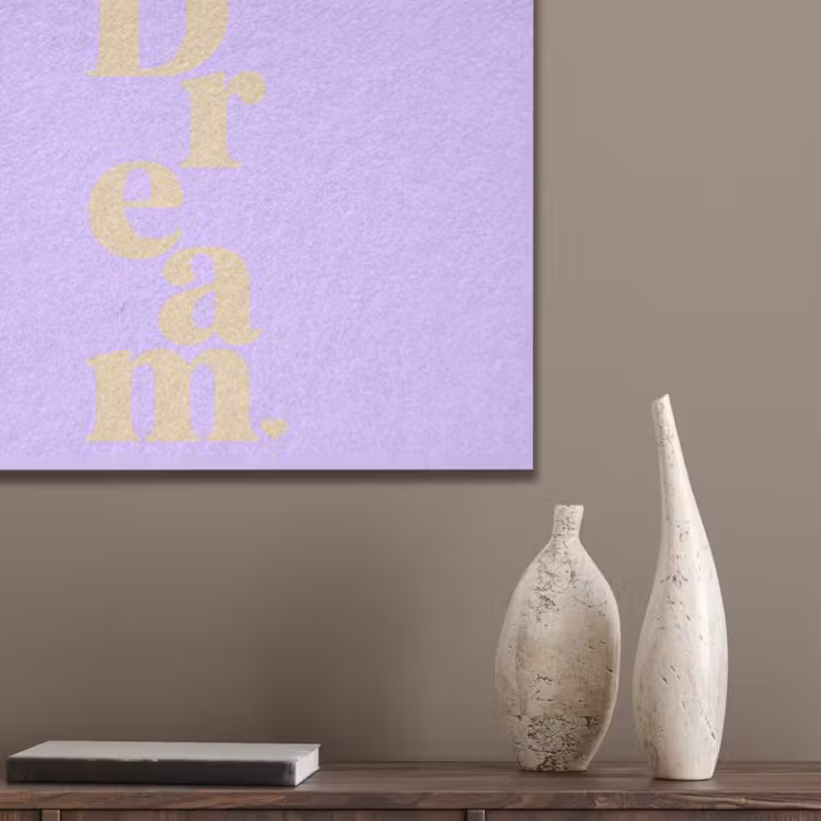 Dream - Paars - Typografisch PET vilt klein -sfeer6_closeup