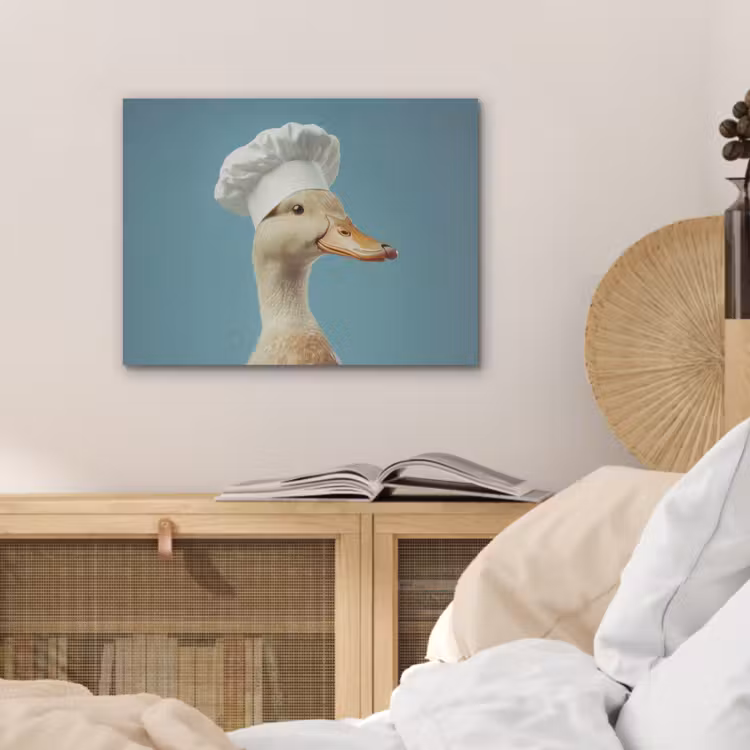 Eend - Koksmuts - Cute - Vogel PET vilt klein -sfeer3