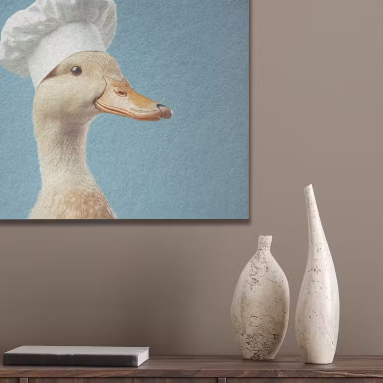 Eend - Koksmuts - Cute - Vogel PET vilt klein -sfeer6_closeup