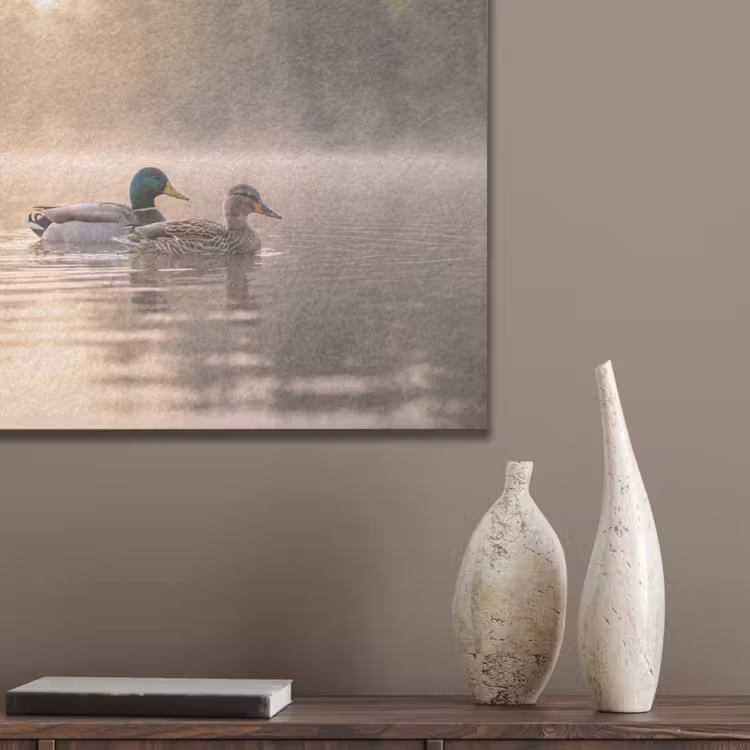 Eenden - Water - Mist - Natuur PET vilt klein -sfeer6_closeup