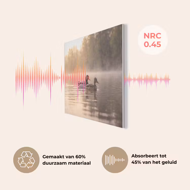 Eenden - Water - Mist - Natuur PET vilt klein -USP_NL