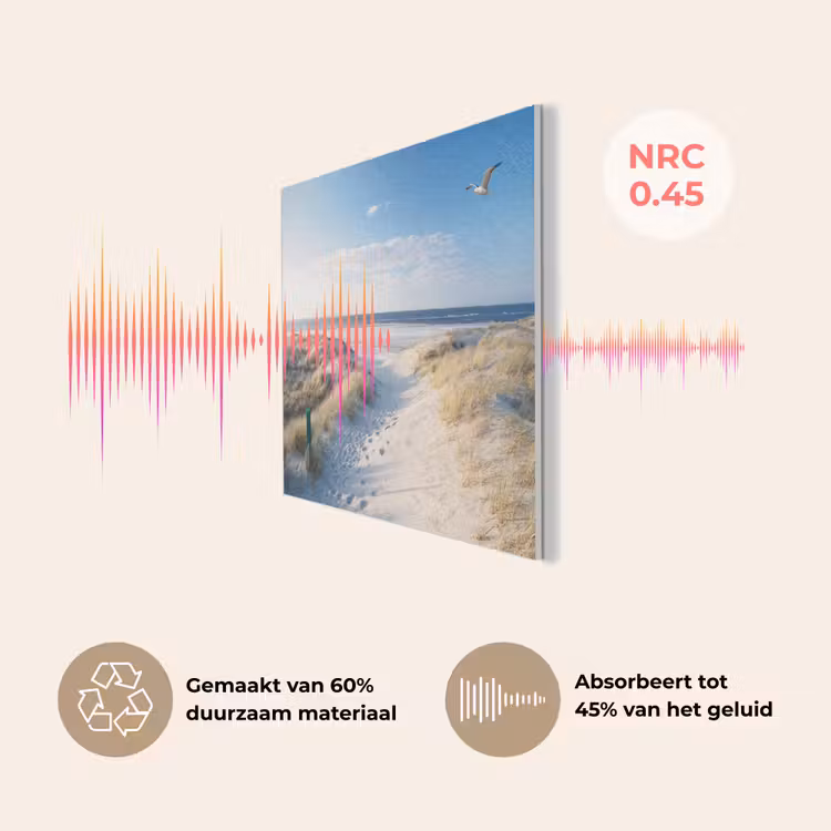 Duin - Meeuw - Strand - Zee - Zon PET vilt klein -USP_NL