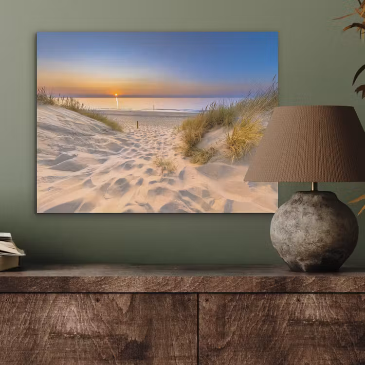 Duin - Zonsondergang - Horizon - Strand - Gras PET vilt klein -sfeer2