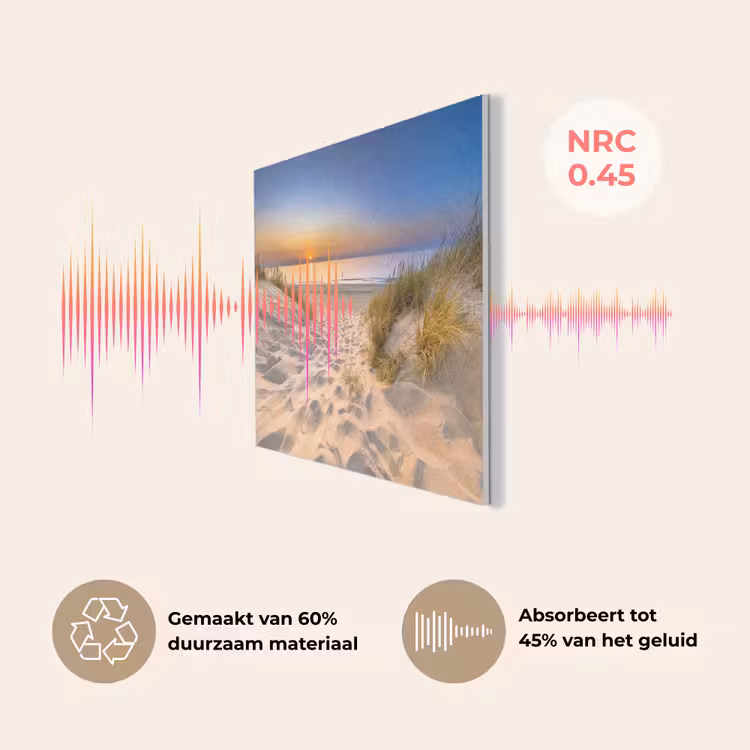 Duin - Zonsondergang - Horizon - Strand - Gras PET vilt klein -USP_NL