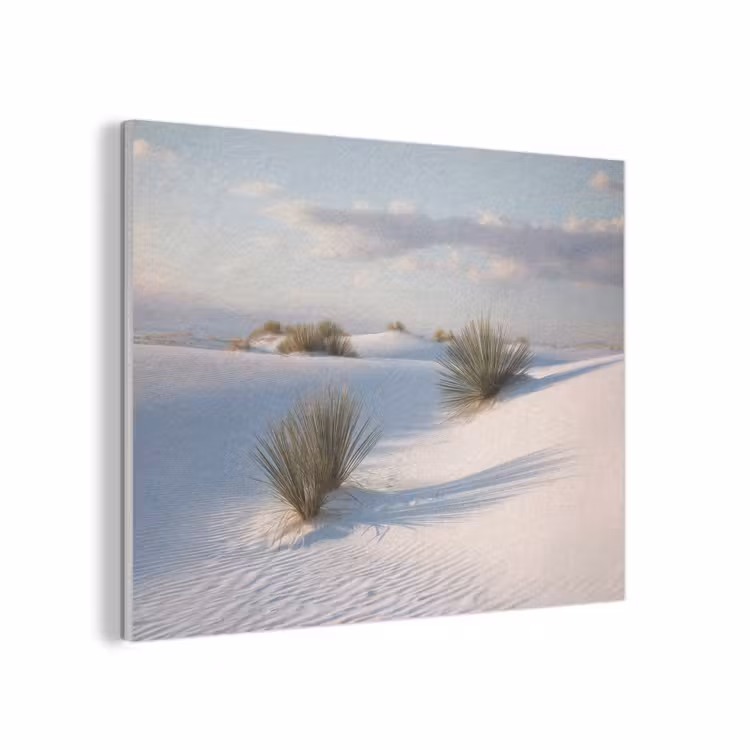Duinen - Gras - Wolken - Beige PET vilt klein -3d