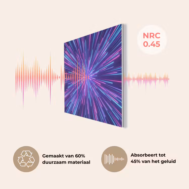 Dynamisch - Ruimte - Kleurrijk PET vilt klein -USP_NL