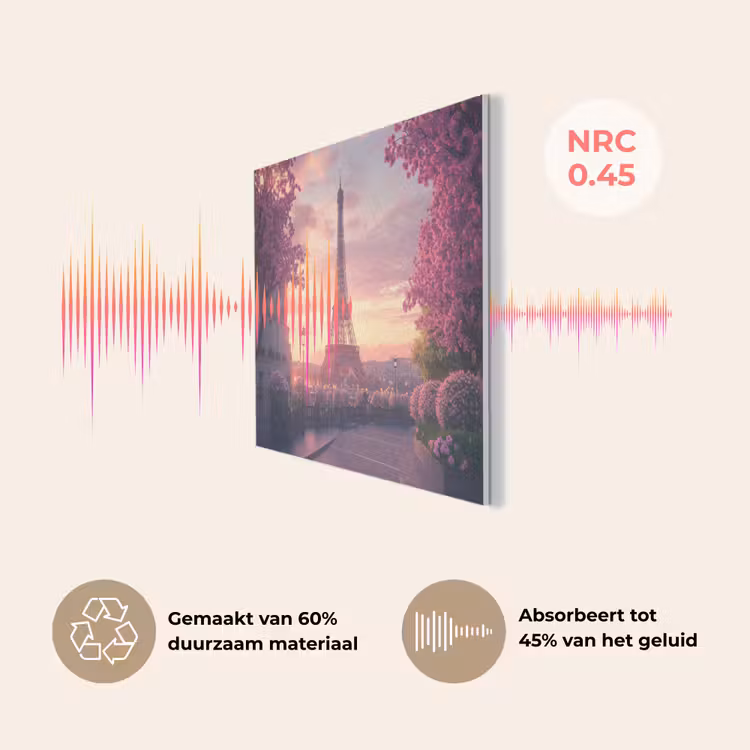 Eiffeltoren - Parijs - Roze PET vilt klein -USP_NL