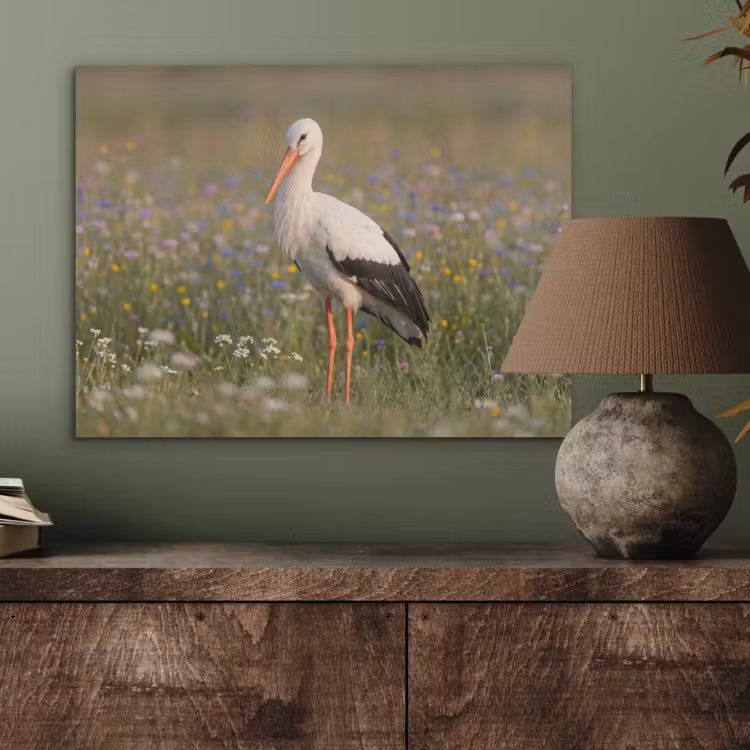 Ooienvaar - Bloemen - Weide - Kleurrijk PET vilt klein -sfeer2
