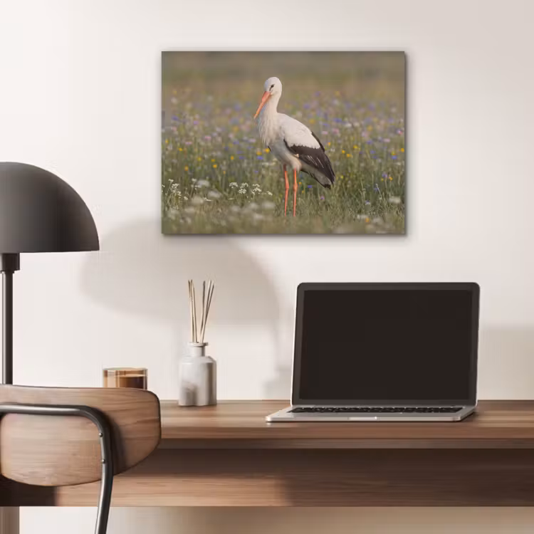 Ooienvaar - Bloemen - Weide - Kleurrijk PET vilt klein -sfeer5
