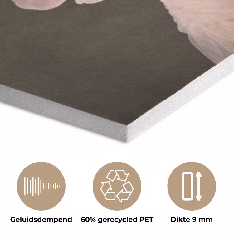 Gezicht - Roos - Roze PET vilt klein -closeup_NL