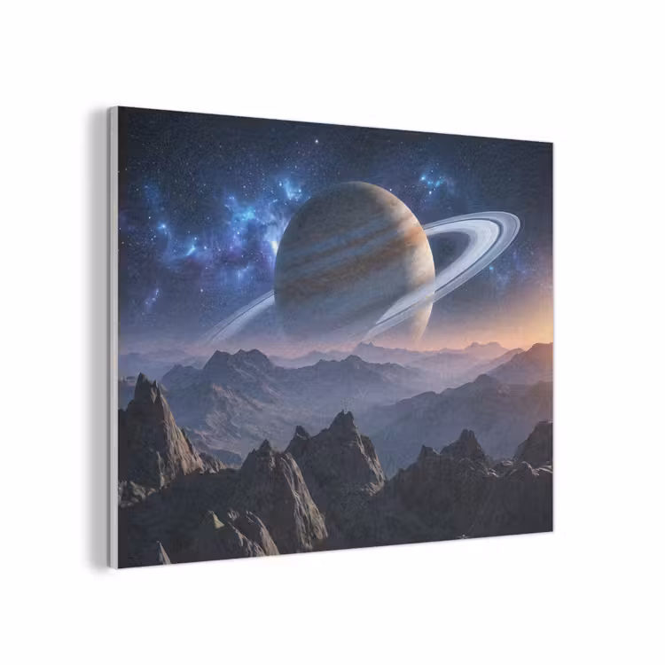Fantasy - Kosmos - Landschap PET vilt klein -3d