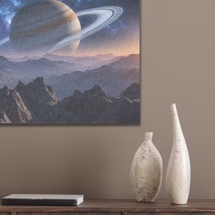 Fantasy - Kosmos - Landschap PET vilt klein -sfeer6_closeup