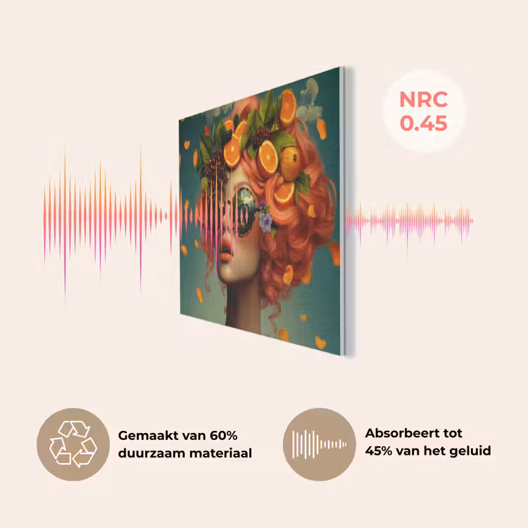 Vrouw - Sinaasappel - Bessen - Oranje PET vilt klein -USP_NL