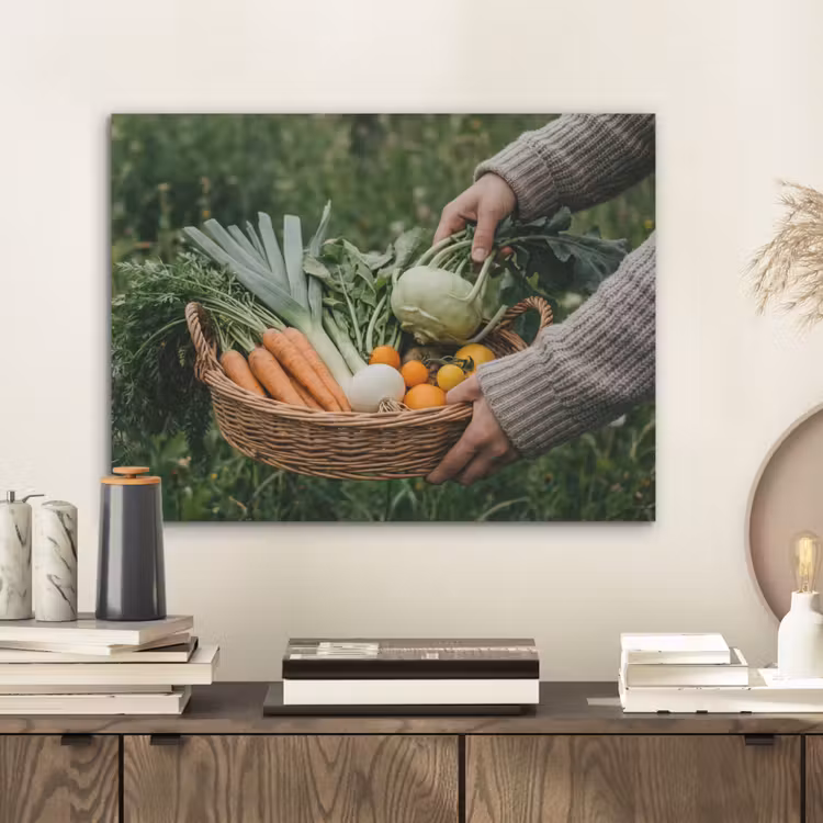 Veld - Groenten - Biologisch - Oogst PET vilt klein -sfeer1