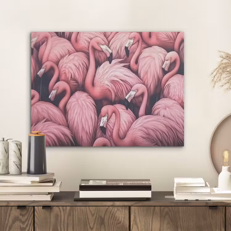 Flamingo - Roze - Dieren PET vilt klein -sfeer1