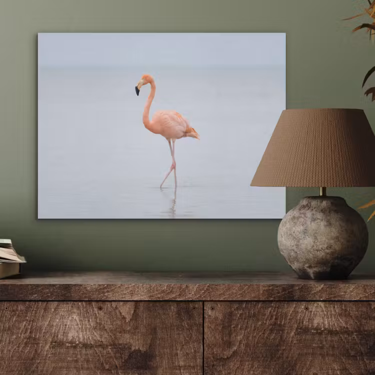 Flamingo - Zee - Roze PET vilt klein -sfeer2