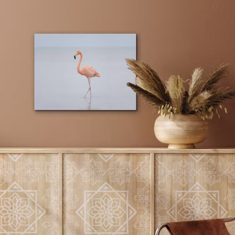 Flamingo - Zee - Roze PET vilt klein -sfeer4