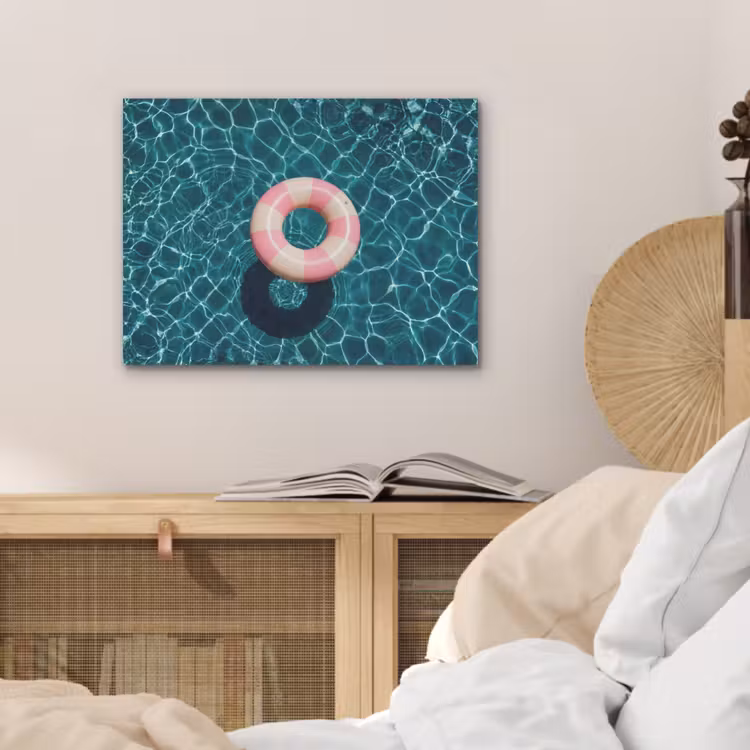 Drijvend - Zwemband - Water PET vilt klein -sfeer3