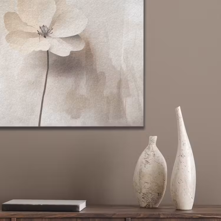 Bloem - Beige - Verf - Schaduw PET vilt klein -sfeer6_closeup