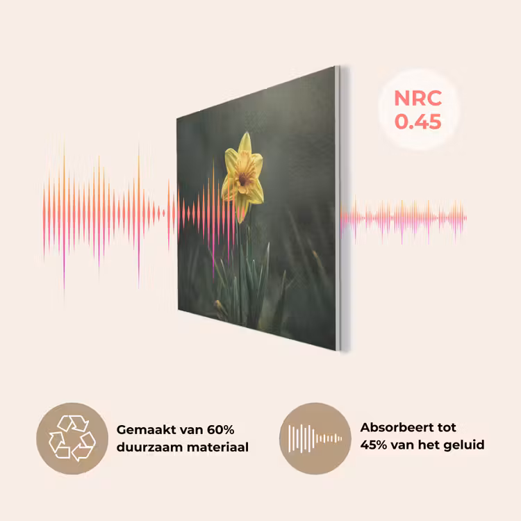 Bloem - Narcis - Gras - Geel PET vilt klein -USP_NL