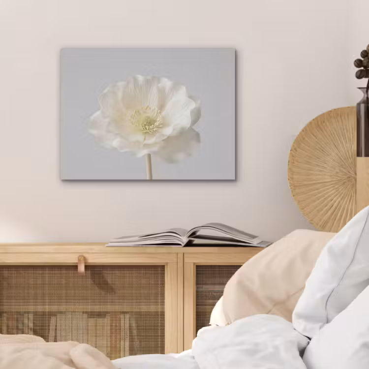 Bloem - Minimalistisch -Wit PET vilt klein -sfeer3