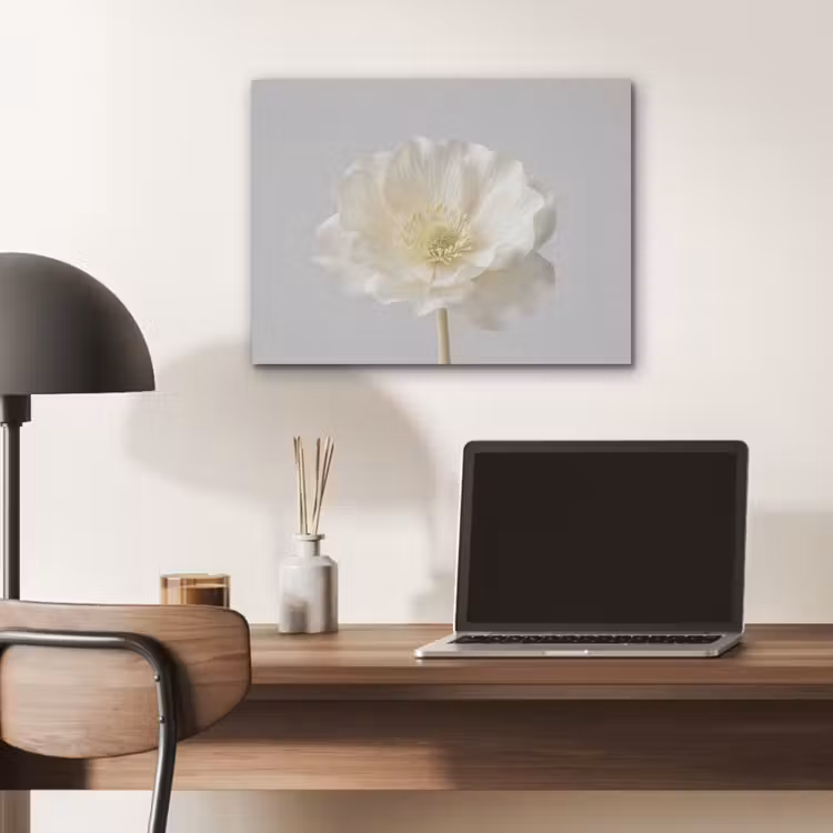 Bloem - Minimalistisch -Wit PET vilt klein -sfeer5