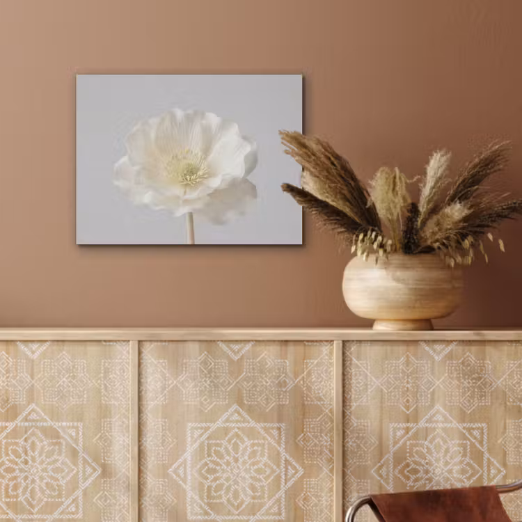 Bloem - Minimalistisch -Wit PET vilt klein -sfeer4