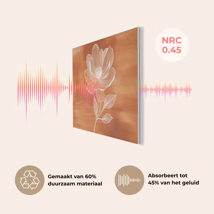 Bloem - Minimalistisch - Wit PET vilt klein -USP_NL