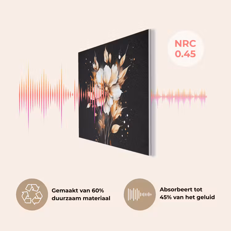 Bloem - Verf - Goud - Graffiti - Modern PET vilt klein -USP_NL