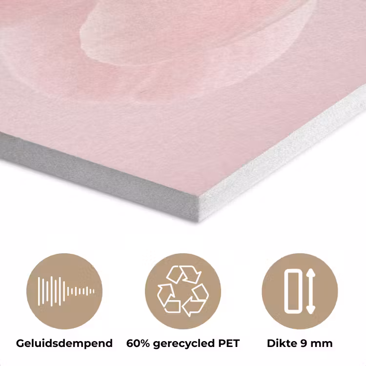 Bloem - Pioenroos - Roze PET vilt klein -closeup_NL