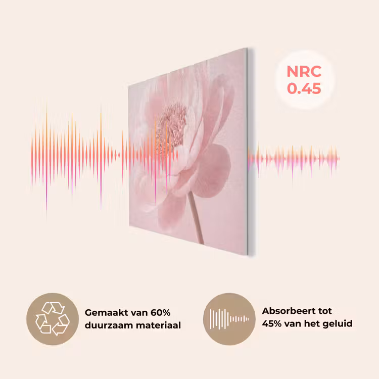 Bloem - Pioenroos - Roze PET vilt klein -USP_NL
